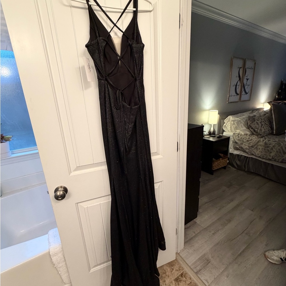 Elegant Black Evening Gown